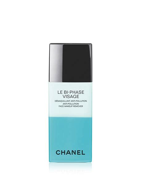 chanel le bi phase visage anti pollution face makeup remover|Chanel intense makeup remover.